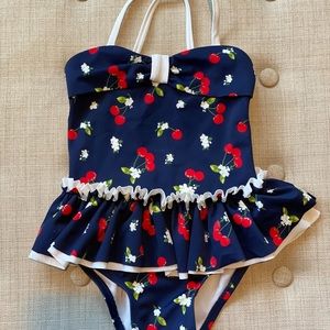 Janie and Jack cherry swimsuit